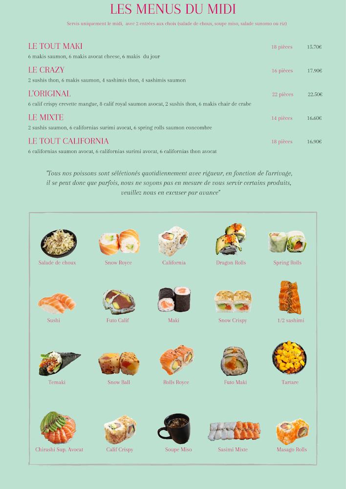 J'Adooore Les Sushis - Menu Image 3