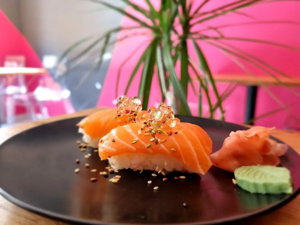 Sushis Aux Perles de Pamplemousse